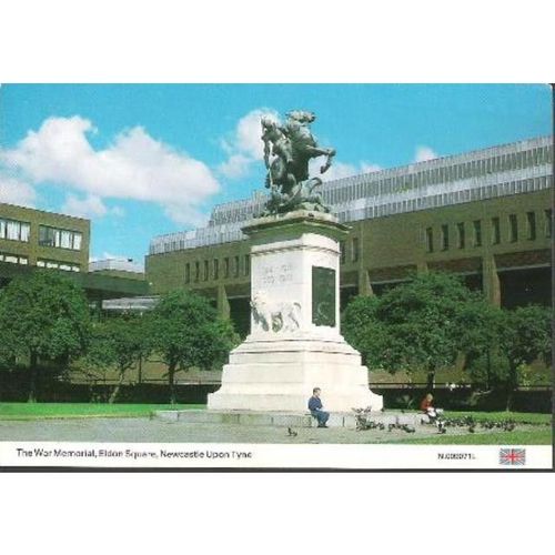 Newcastle upon Tyne - War Memorial, Eldon Square - Dennis postcard c.1970s