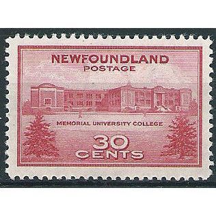Newfoundland 1943 SG290 30c Carmine Mounted Mint ....