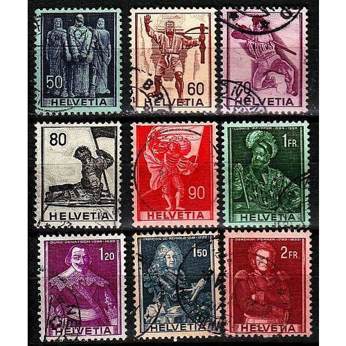 SCHWEIZ SWITZERLAND [1941] MiNr 0377-85 ( O/used )