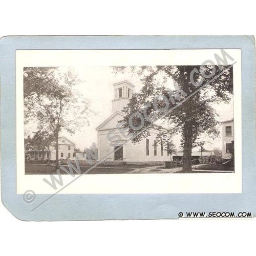 CT Madison Postcard Methodist Church In 1909 Madison Center Card Printed I~1195
