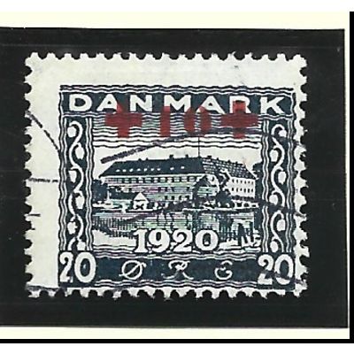 Denmark Stamp Scott #B2, Used