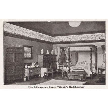 Her Iridescence Queen Titania's Bedchamber Postcard