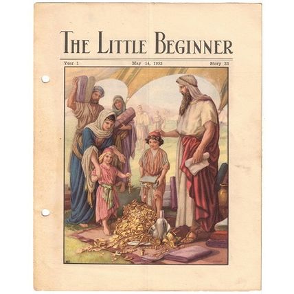 THE LITTLE BEGINNER MAY 14, 1933 Story # 33