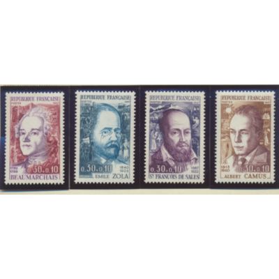 France Stamps Scott #B404 To B407, Mint Never Hinged