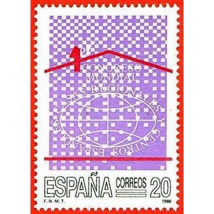 España. 1988. Mi # 2839. World Congress of Spanish Regional Houses and Centers