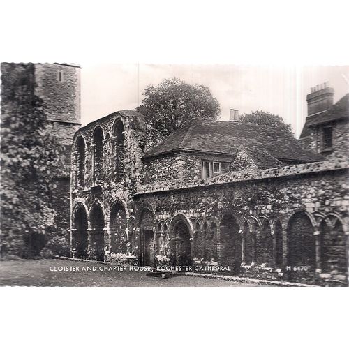 ROCHESTER CATHEDRAL, . vintage unused postcard. c.1960's (b) =