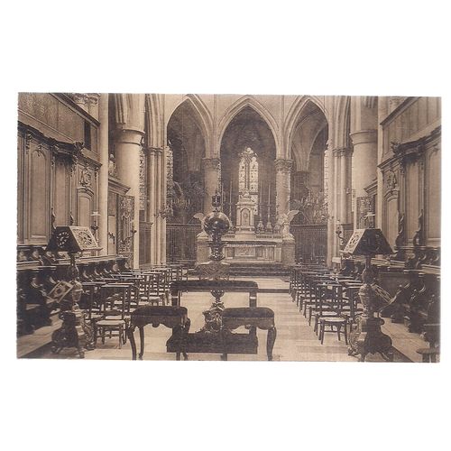 NOTRE-DAME, BRUGES unused vintage postcard, =