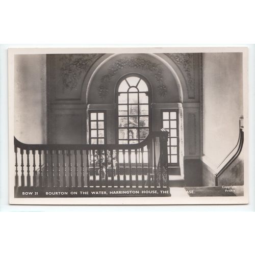 The Staircase Harrington House Bourton-on-the-Water RP Postcard Gloucestershire