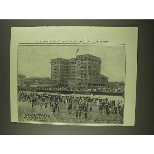 1913 Chalfonte Resort Ad - Atlantic City New Jersey