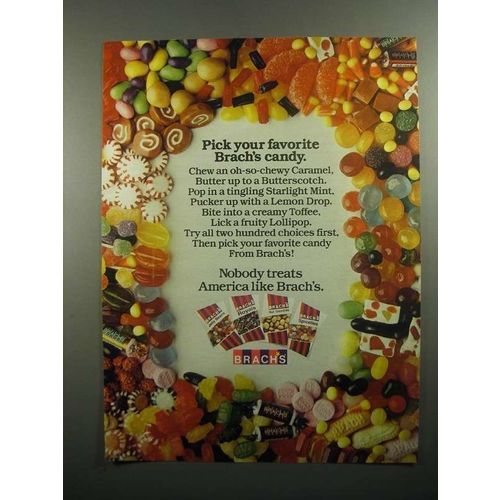 1984 Brach's Candy Ad - Pick Your Favorite