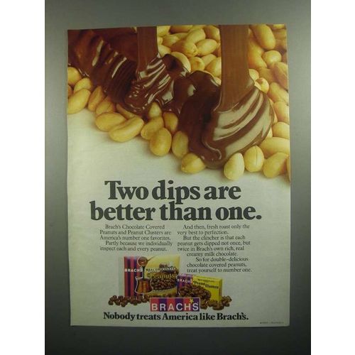 1984 Brach's Chocolate Peanuts & Peanut Clusters Ad