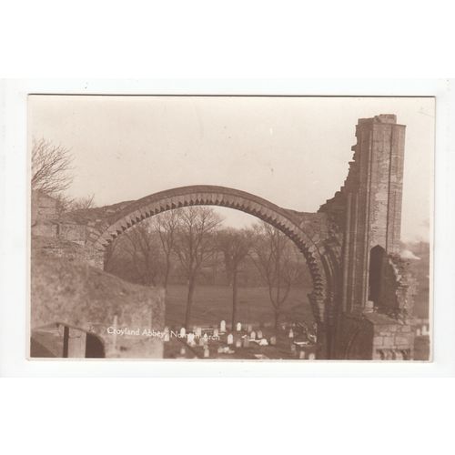 The Norman Arch Croyland Abbey Postcard Lincolnshire