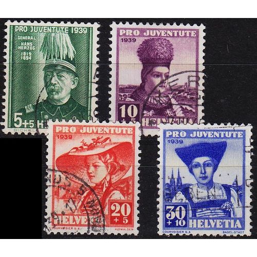 SCHWEIZ SWITZERLAND [1939] MiNr 0359-62 ( O/used ) Pro Juventute