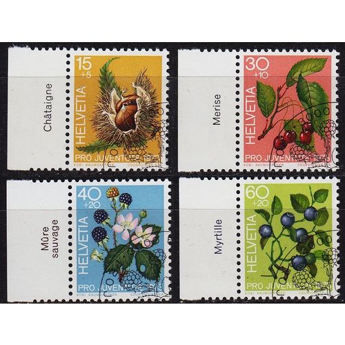 SCHWEIZ SWITZERLAND [1973] MiNr 1013-16 ( O/used ) Pro Juventute