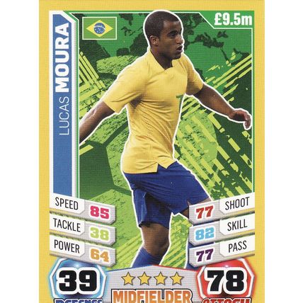 Match Attax World Cup 2014 41 Lucas Moura Brazil