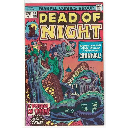 Dead of Night (Vol 1) # 010 FN+ RS003 ORIG US COMICS