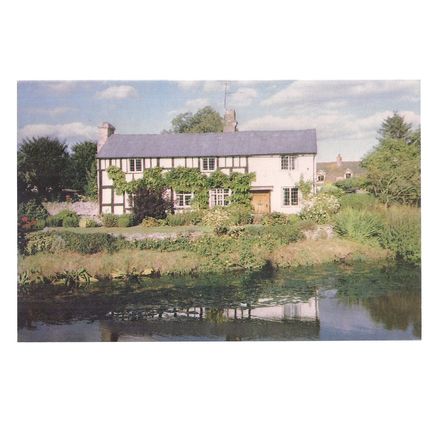 RIVERSIDE COTTAGE, EARDISLAND, HEREFORDSHIRE, unused postcard Limited edition =