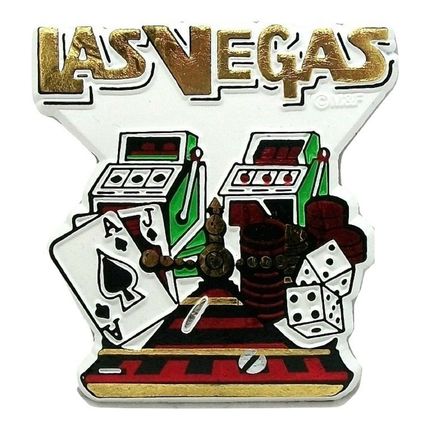 Las Vegas Slot Machines Fridge Magnet