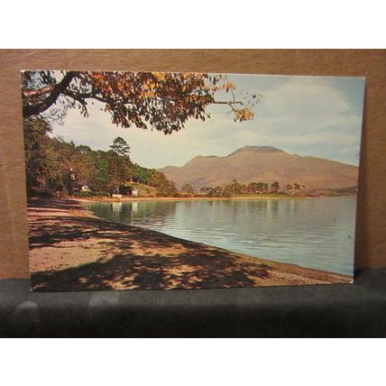 LOCH LOMOND AT LUSS, SCOTLAND unused postcard by Plastichrome =