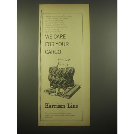 1966 Harrison Line Advertisement - We care for your cargo