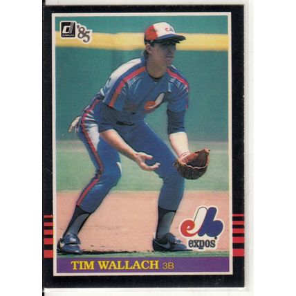 1985 Donruss baseball card 87 Tim Wallach