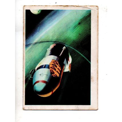 ANGLO CONFECTIONERY TRADE CARD SPACE 1967 NUMBER 37 PASSENGER ROCKETS-2