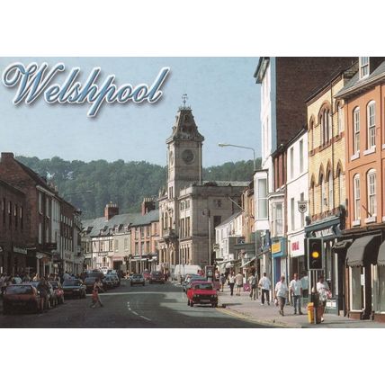 Welshpool Corals Bookmakers Gambling Shop Welsh Postcard