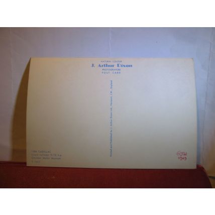 1906 CADILLAC veteran car at Cheddar museum unused vintage postcard dated 1969 #