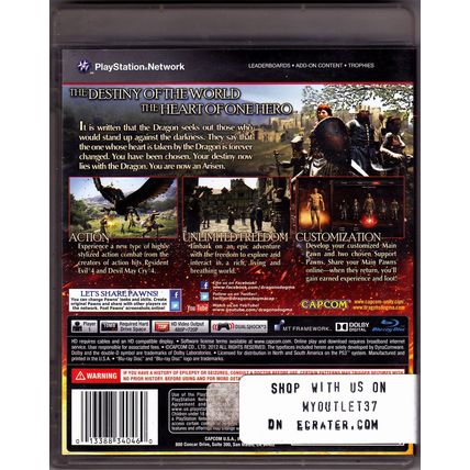 Dragon's Dogma - Sony PlayStation 3, 2012 Video Game - Very Good