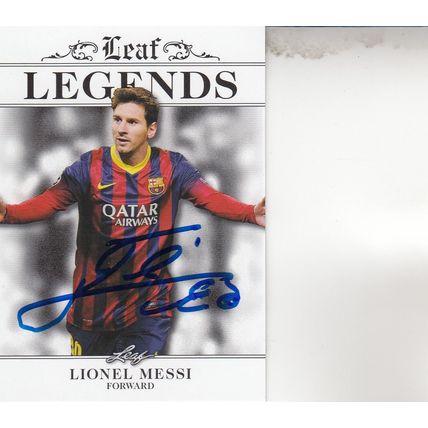 LIONEL MESSI 2017 AUTOGRAPHED ARGENTINA/MIAMI SOCCER HOF WORLD CHAMPION PLAYER
