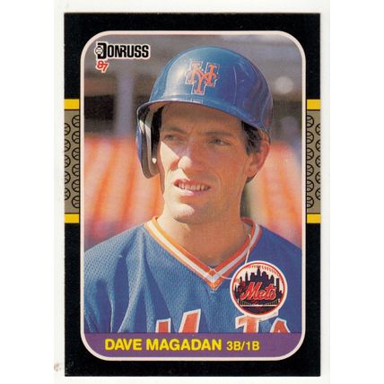 1987 Donruss Dave Magadan RC rookie card #575 -Mets