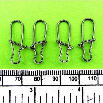clips de ligne / kite - moyen (test de 18 kg) - pack de 2 paires