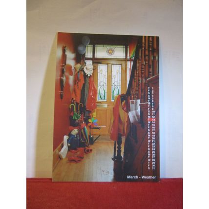 13th March, WEATHER issued 2000 by Post office/Royal Mail postcard =