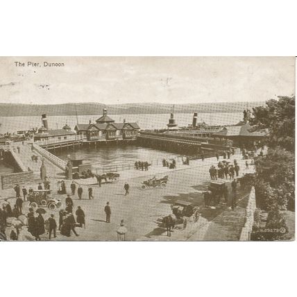 PC20703 The Pier. Dunoon. Valentine. No 69279. 1920