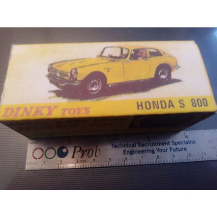 Dinky - 1408 Honda S 800 Reproduction /Replica Box