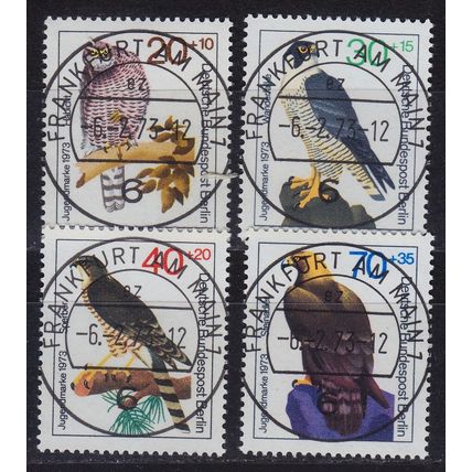 GERMANY BERLIN [1973] MiNr 0442-45 ( O/used ) [03] Vögel Ersttag