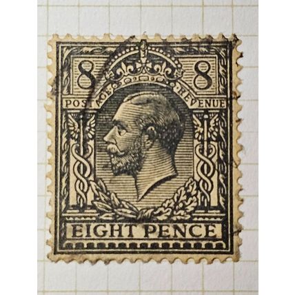 GB 1913 George V 8d black used SG390