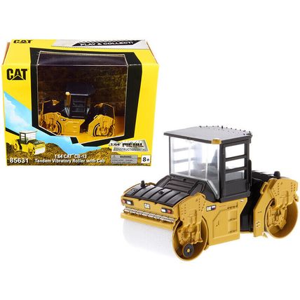 CAT Caterpillar CB-13 Tandem Vibratory Roller with Cab "Play & Collect!" Seri...