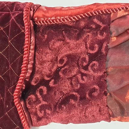Dillards TRIMMINGS Victorian ELF TOE CHRISTMAS STOCKING Satin Tassels 21"