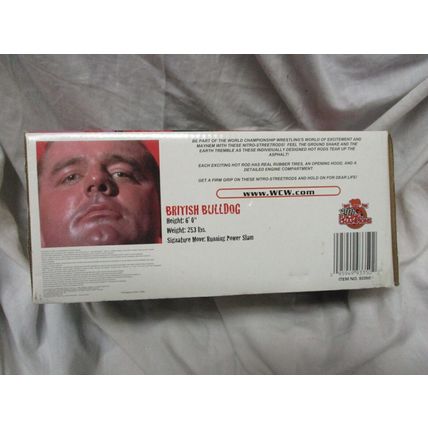 WCW Nitro-Streetrods - British Bulldog 1/24 Racing Champions 1999 1/4999 New