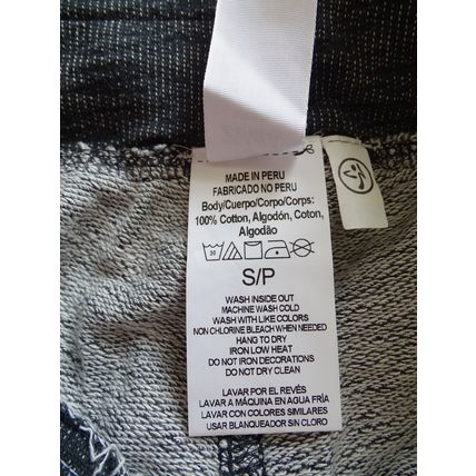 Zumba Mo' Fun French Terry Sweatpants 100% Cotton Sew Black S
