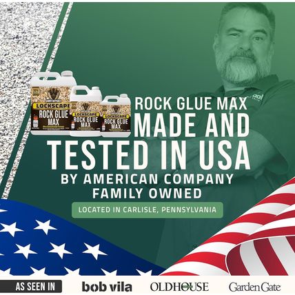 Petra Max Rock Glue for Landscaping, 32 Ounce - Ground Coverage & Pet Safe Mulch