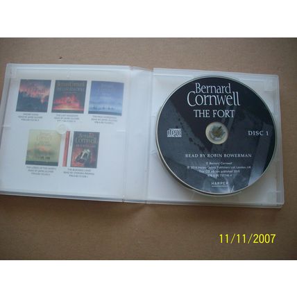 THE FORT by BERNARD CORNWELL-11 CDs UNABRIDGED HARPER AUDIO BOOKS on CD