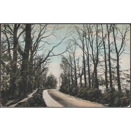 Grove Road, Swindon, Wiltshire, 1905 - Valentine's Postcard