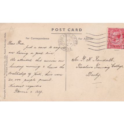 EC987 DOUGLAS - KIRK BRADDAN . PRINTED POSTCARD