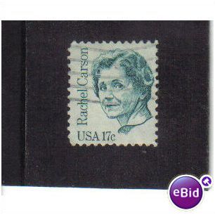1980 USA rachel carson 17c green F/U SG1825