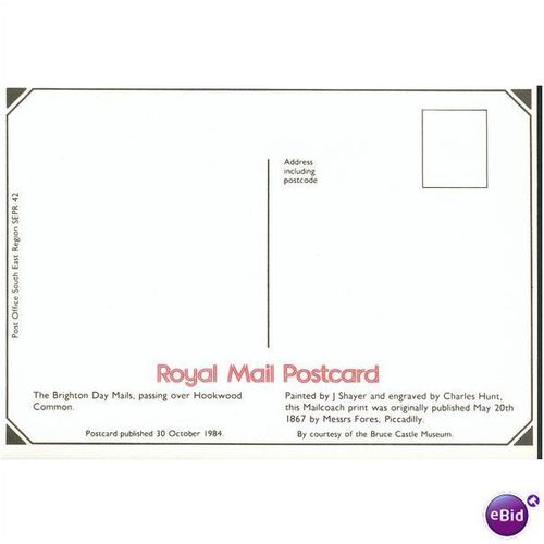GB Postcard 1984 - The Brighton Day Mails