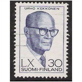 Mi 524: 60th Birthday of President Urho Kekkonen (1900 - 1986).