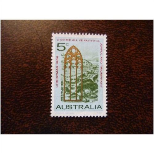 Australia 1968 Christmas 5c fine used stamp SG431 Church window Bethlehem