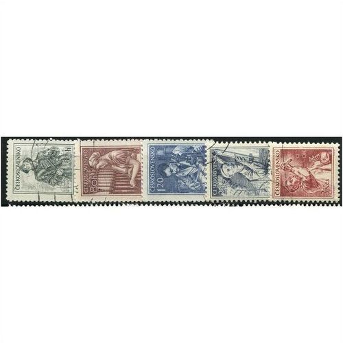 1954 Michel 859/863 - fine used (o)